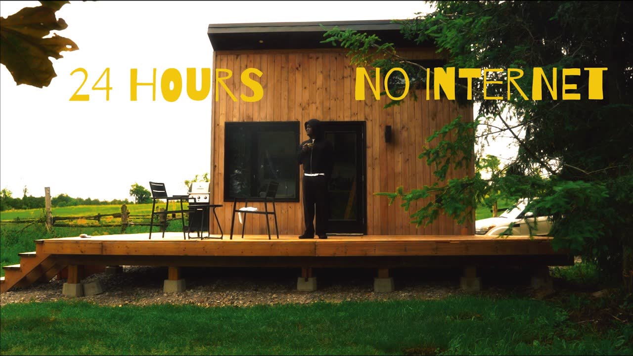Thumbnail: I spent 24 hours without the internet